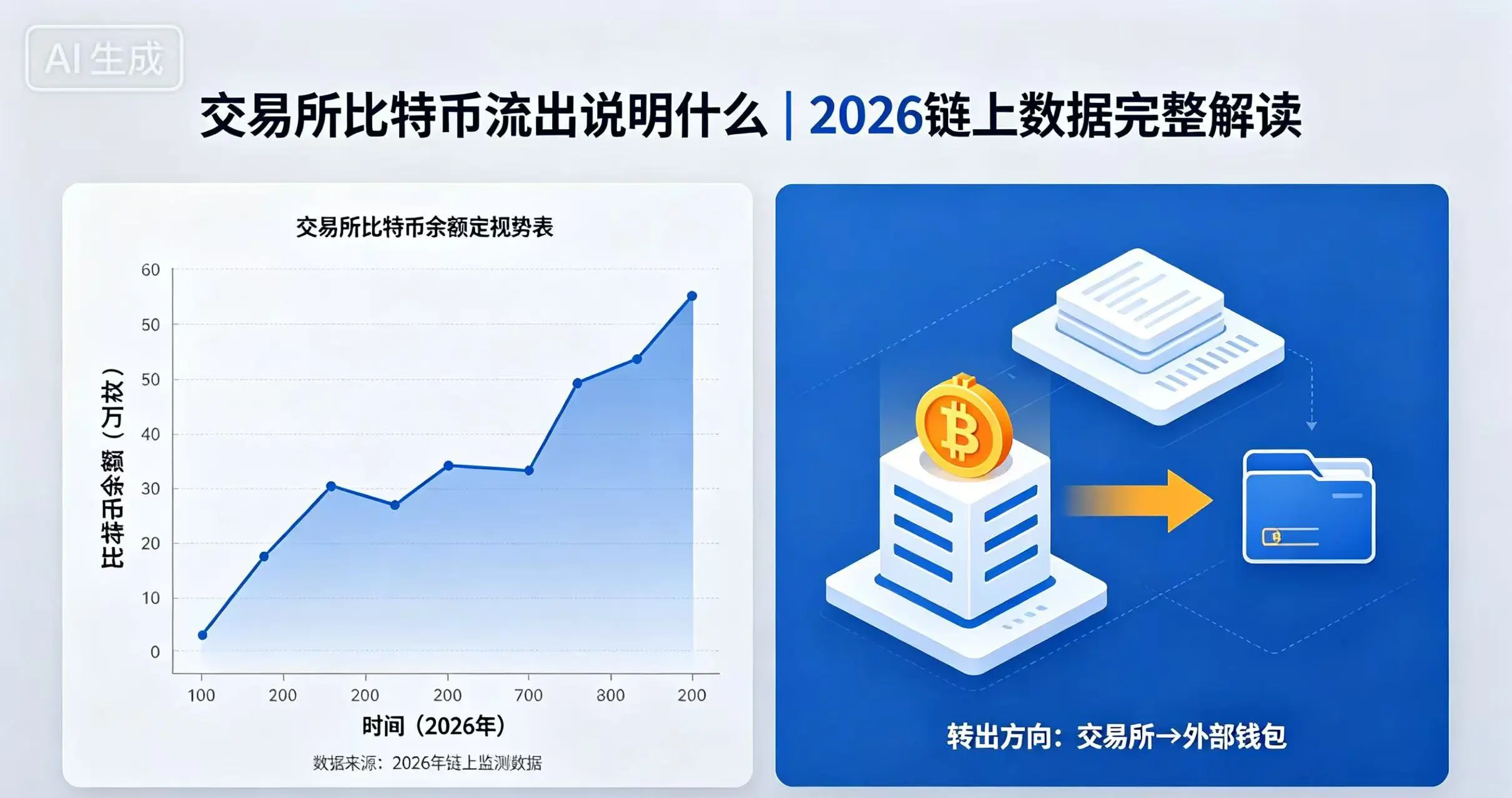 交易所比特币流出说明什么｜2026链上数据完整解读