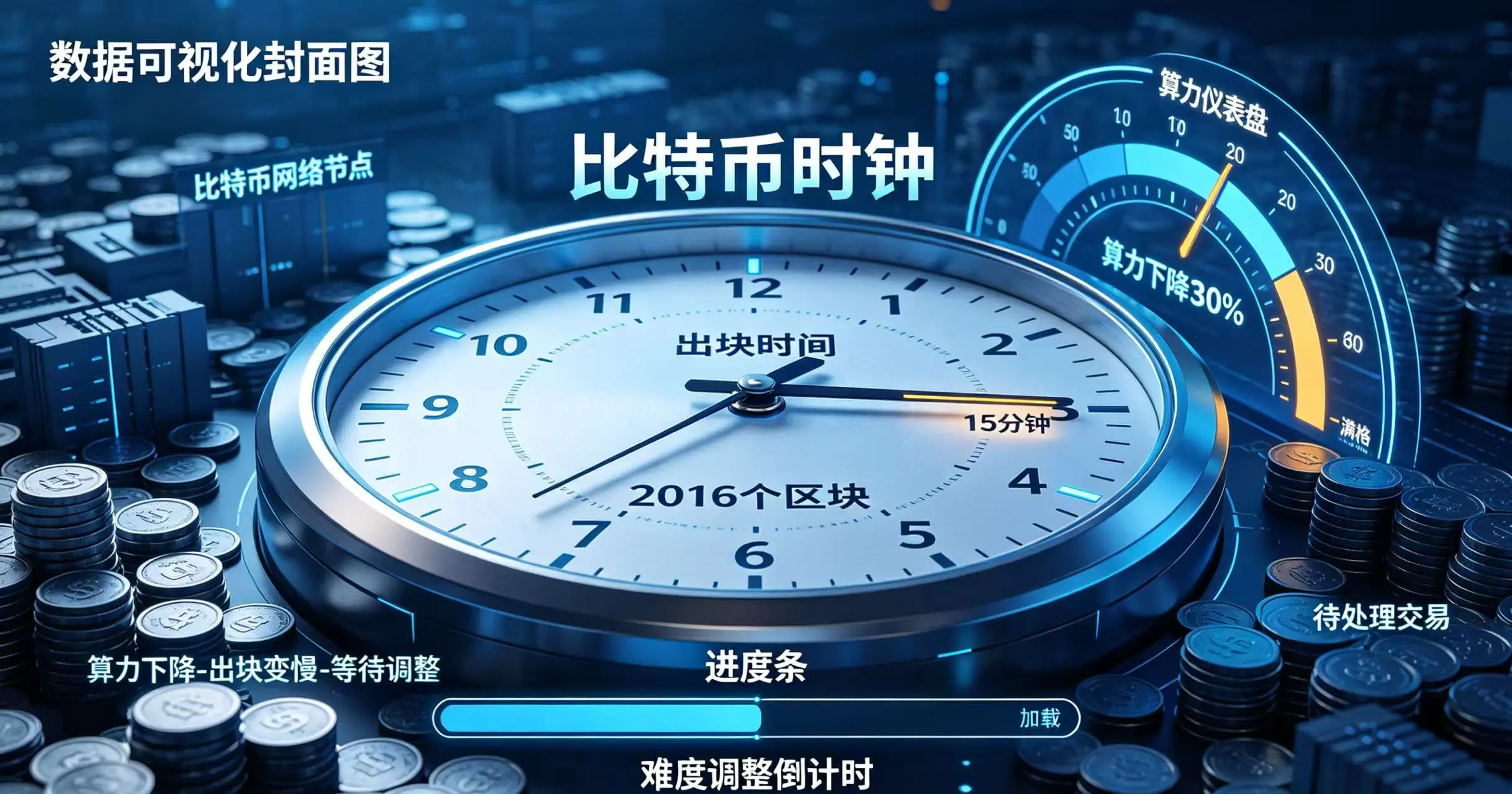算力下降后难度调整时间：出块突然慢下来，你的交易要等多久？