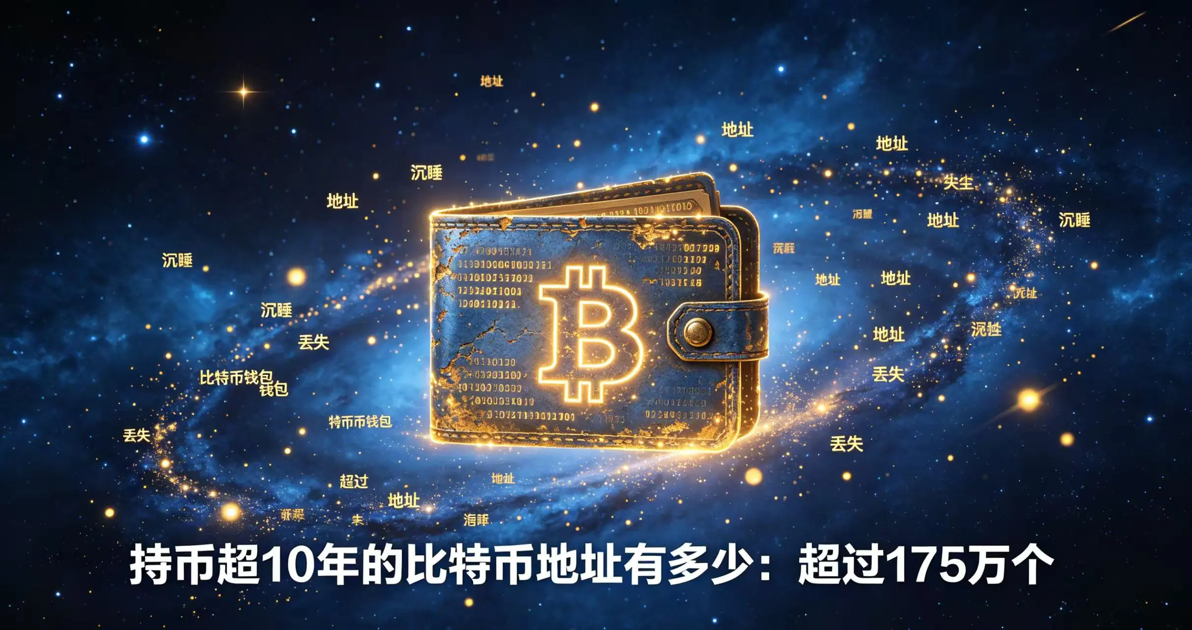 持币超10年的比特币地址有多少：超过175万个