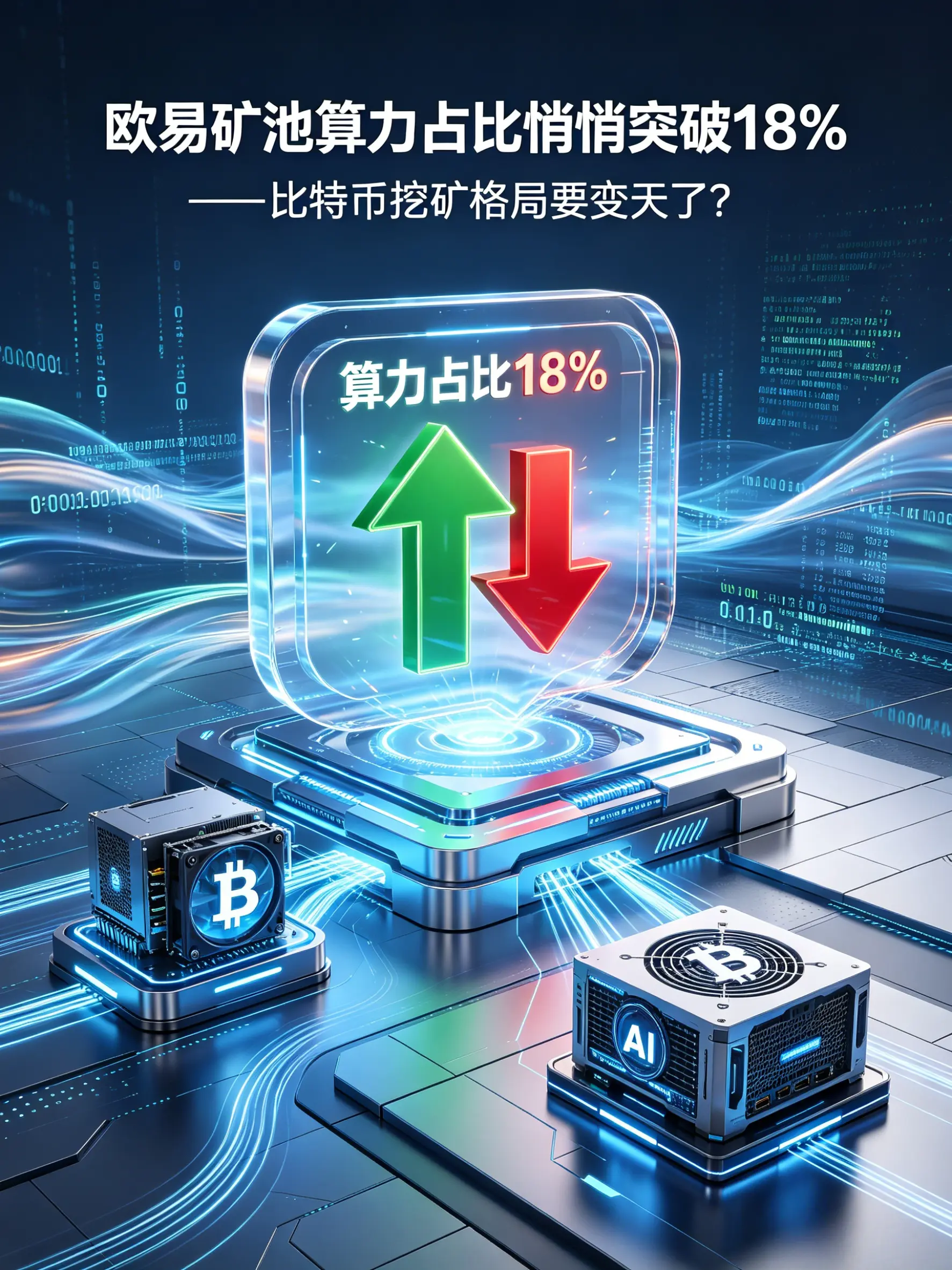 这家交易所矿池算力占比悄悄突破18%——比特币挖矿格局要变天了?