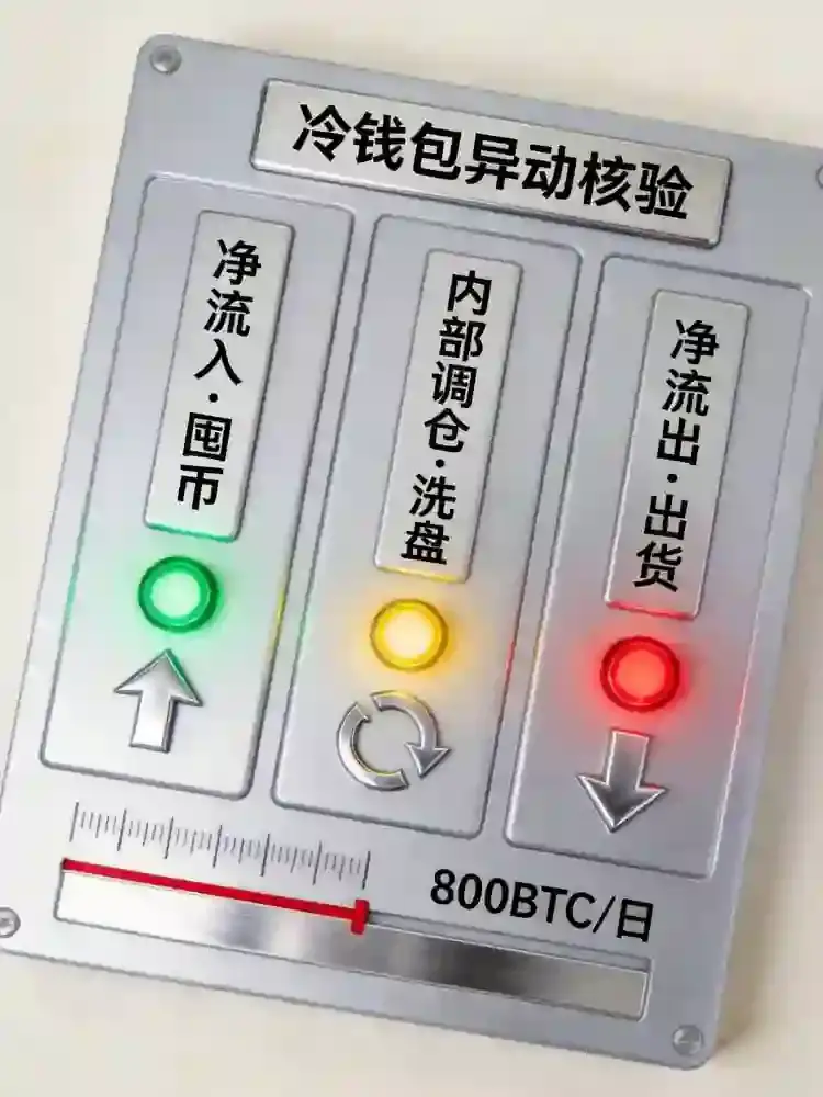 比特币冷钱包异动监控：从链上持仓转移看主力动向与市场先兆